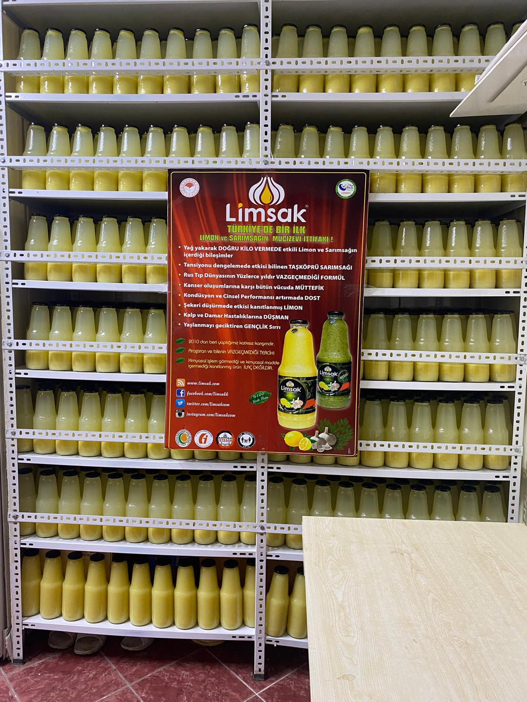 LİMSAK® Doğal Fermente Limon Sarımsak Kürü 1 LT
