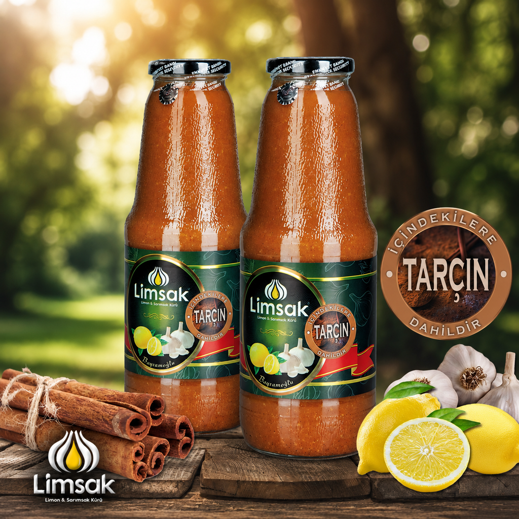 LİMSAK® Tarçınlı Limon Sarımsak Kürü 2 x 1 LT