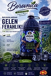 LİMSAK' tan Borovnika Yaban Mersini Suyu – %100 Doğal İçerik & Eşsiz Lezzet 5 LT